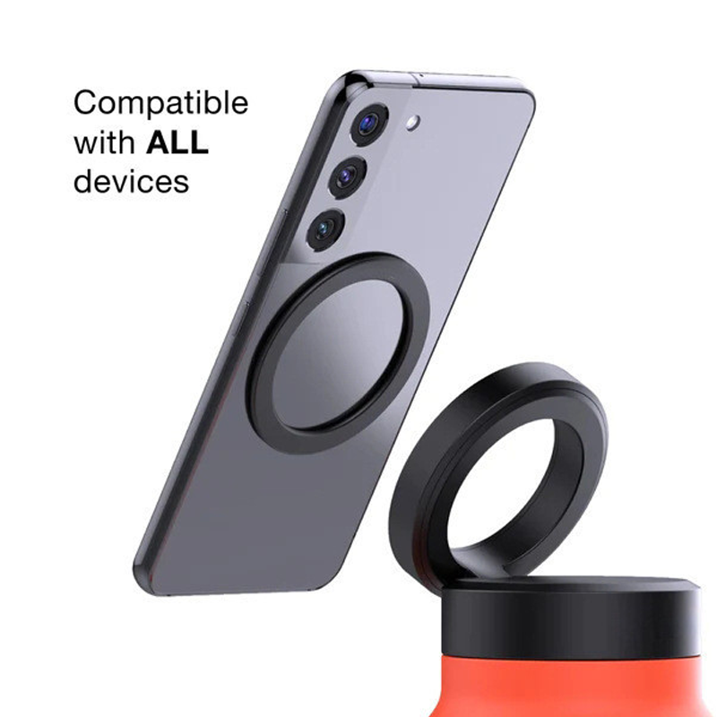 Personalized Magsafe Water Bottle with Phone Holder 720ML 1000ML 24oz 32oz Magnetic Stainless Steel Customiszd Thermal Flask